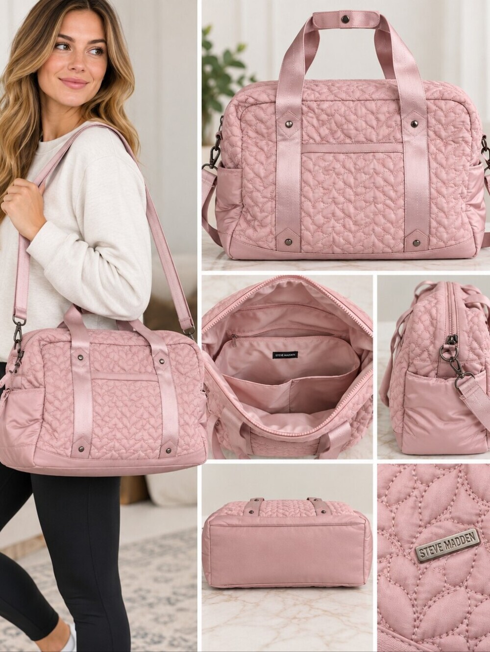 Cynthia Rowley Pink Quilted Women's Bag